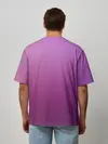 Мужская футболка оверсайз / Аметистовый закат