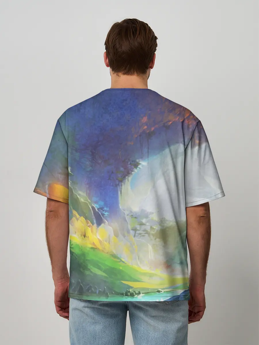 Мужская футболка оверсайз / Zoomorph PW