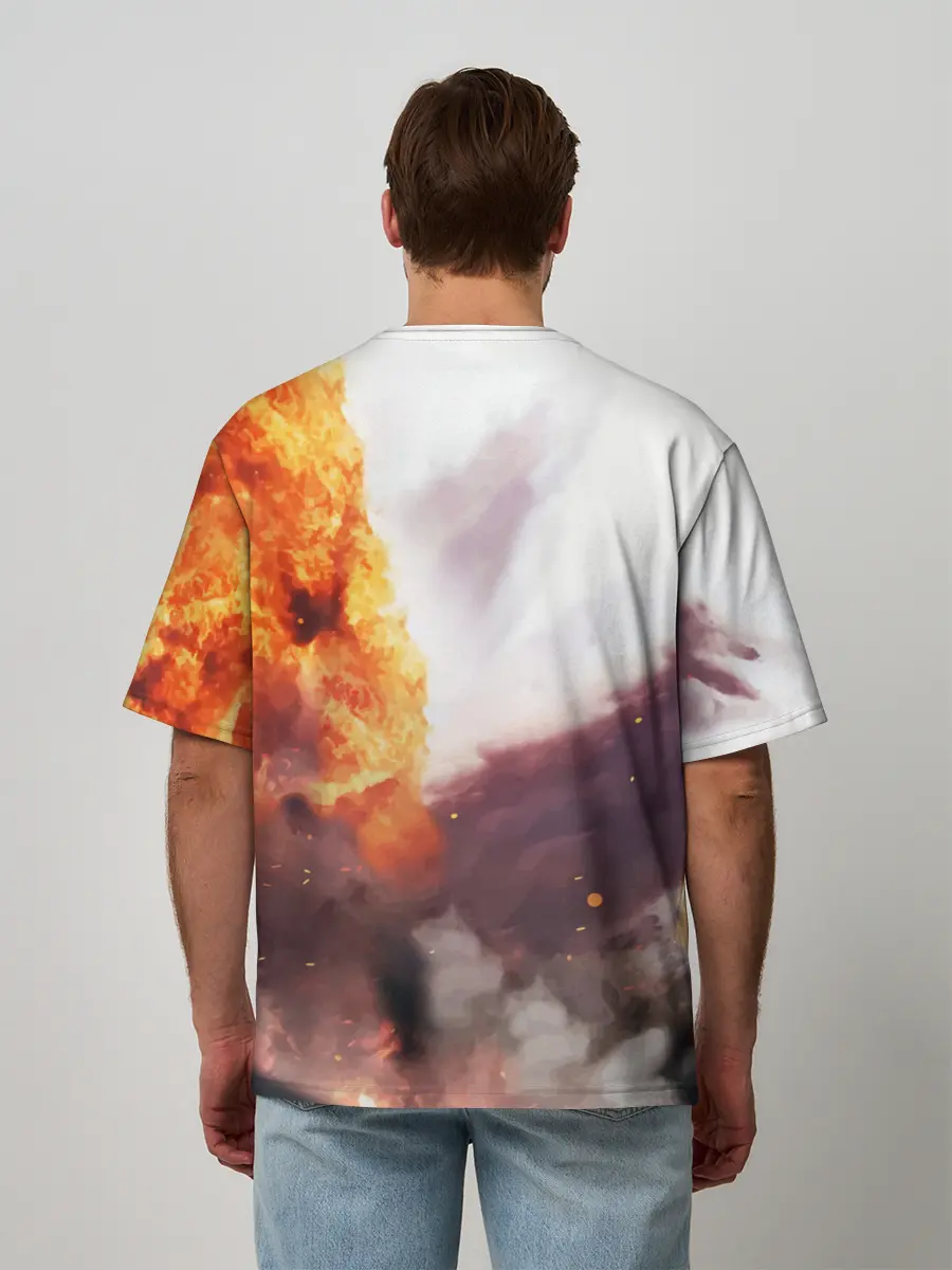 Мужская футболка оверсайз / FREE FIRE