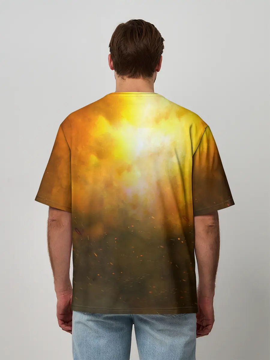 Мужская футболка оверсайз / DOOM 2016