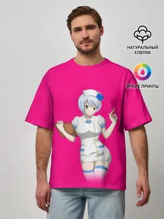 Мужская футболка оверсайз / Врач | Медсестра