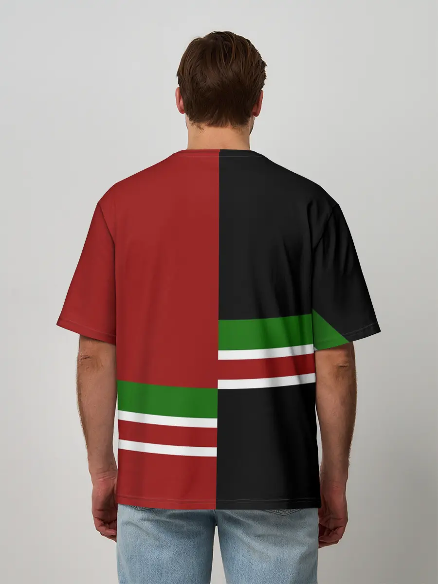 Мужская футболка оверсайз / CHECHNYA