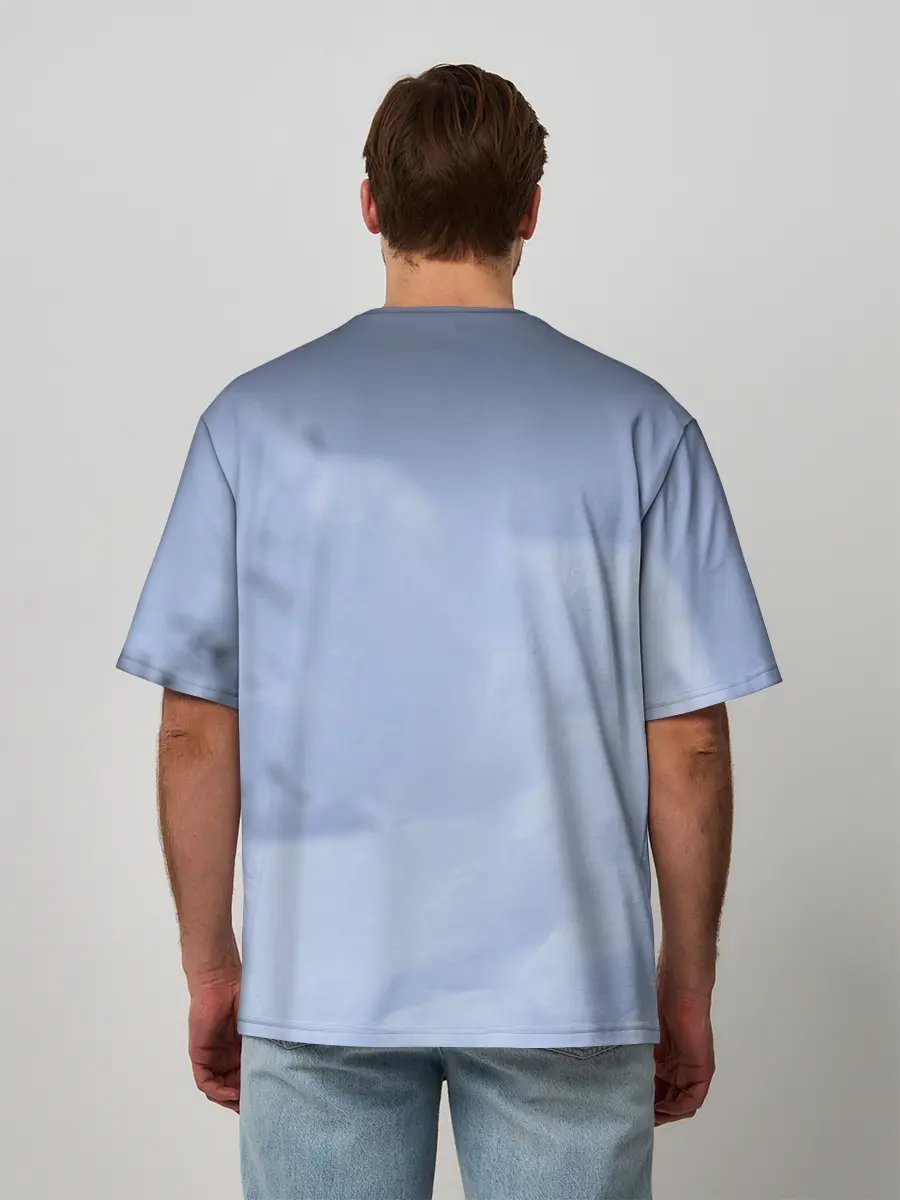 Мужская футболка оверсайз / Хаски