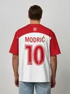 Мужская футболка оверсайз / Лука Модрич, Сборная Хорватии