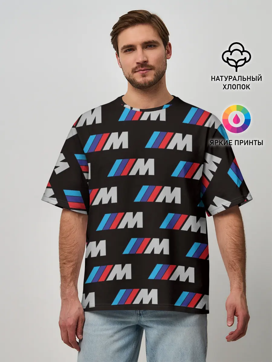 Мужская футболка оверсайз / BMW M