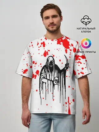 Мужская футболка оверсайз / GHOSTEMANE