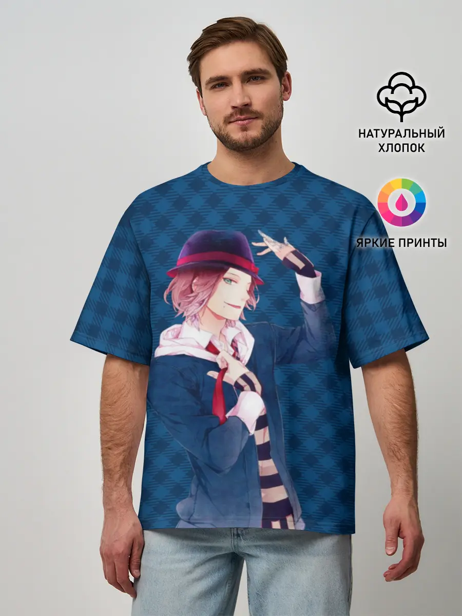 Мужская футболка оверсайз / Чуя Накахара