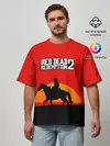 Мужская футболка оверсайз / Red Dead Redemption 2