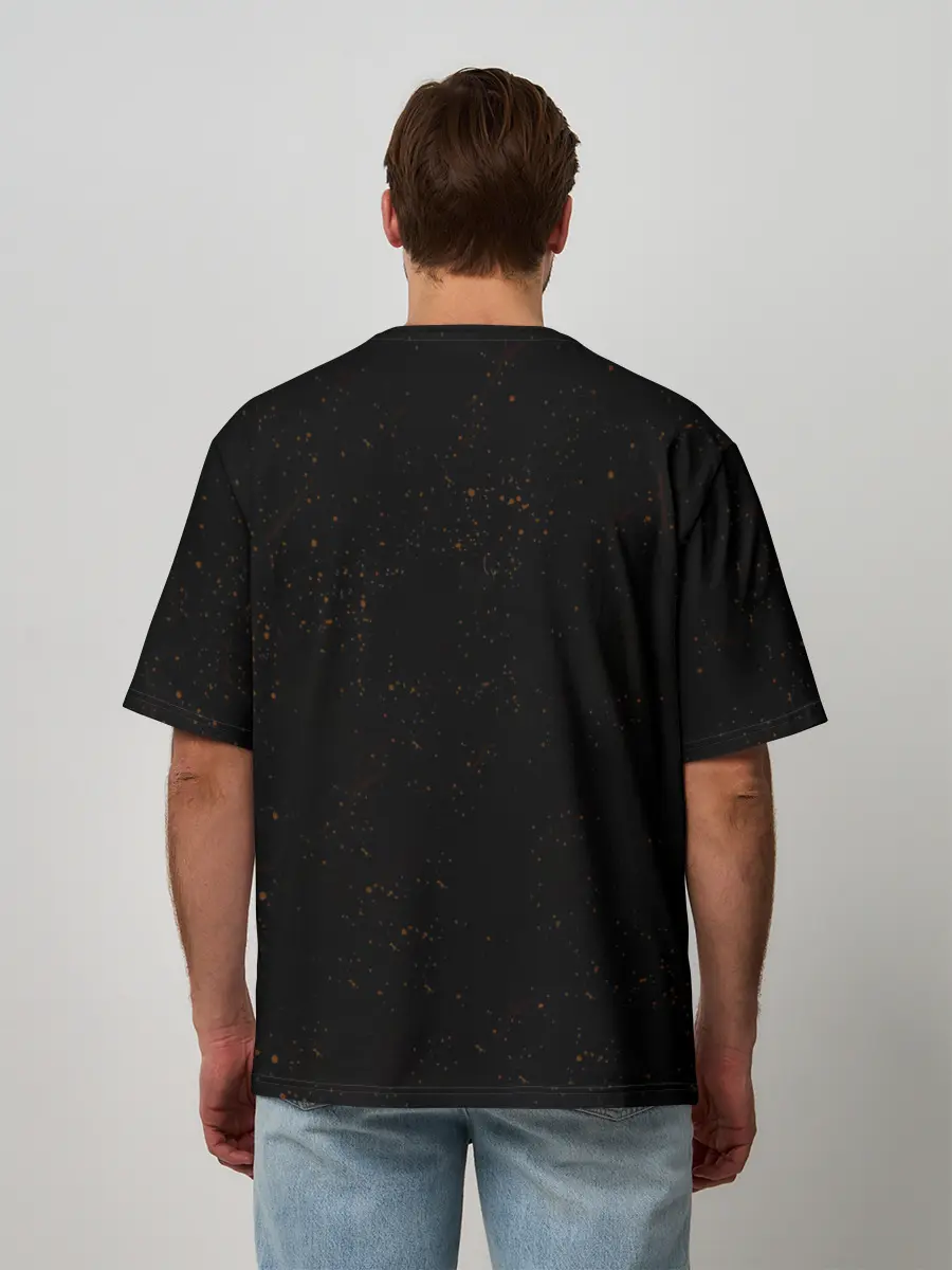 Мужская футболка оверсайз / One Punch-Man Сайтама турникимэн