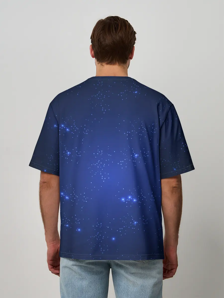 Мужская футболка оверсайз / Знак зодиака - Телец