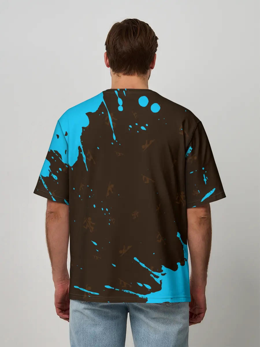 Мужская футболка оверсайз / PORTAL / ПОРТАЛ