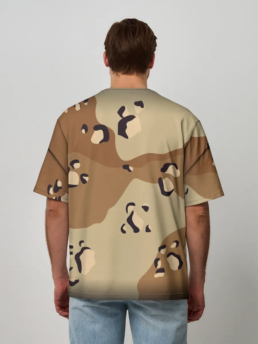 Мужская футболка оверсайз / ПОЛЕВОЙ АРМЕЙСКИЙ
