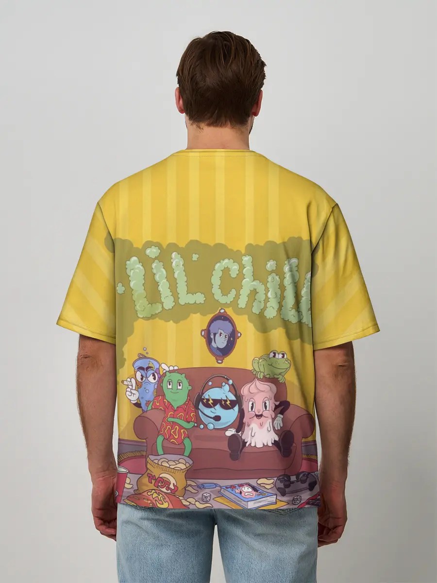 Мужская футболка оверсайз / Gone Fludd