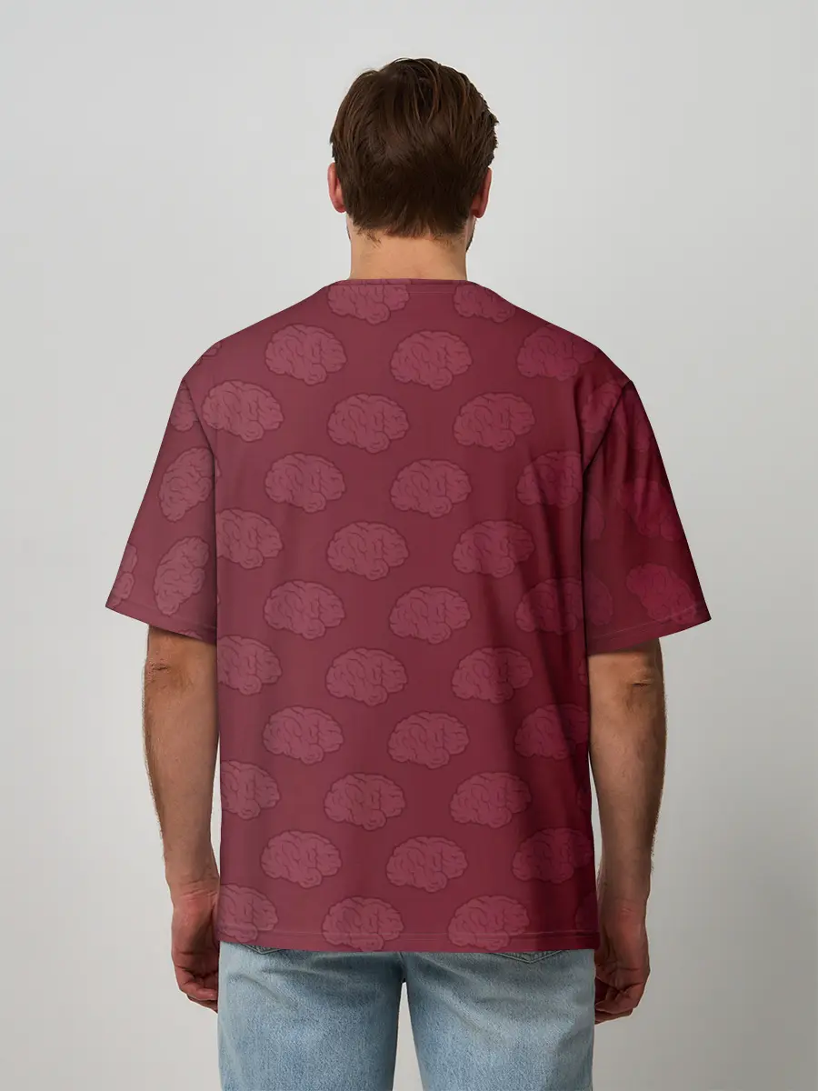 Мужская футболка оверсайз / i-ZOMBIE