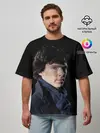 Мужская футболка оверсайз / Sherlock