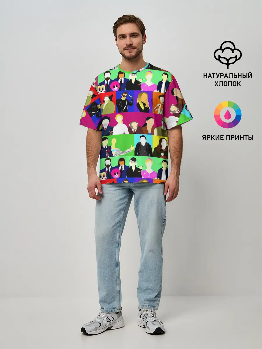 Мужская футболка оверсайз / АКАДЕМИЯ АМБРЕЛЛА