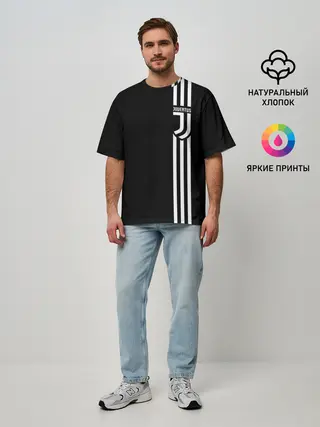 Мужская футболка оверсайз / JUVENTUS