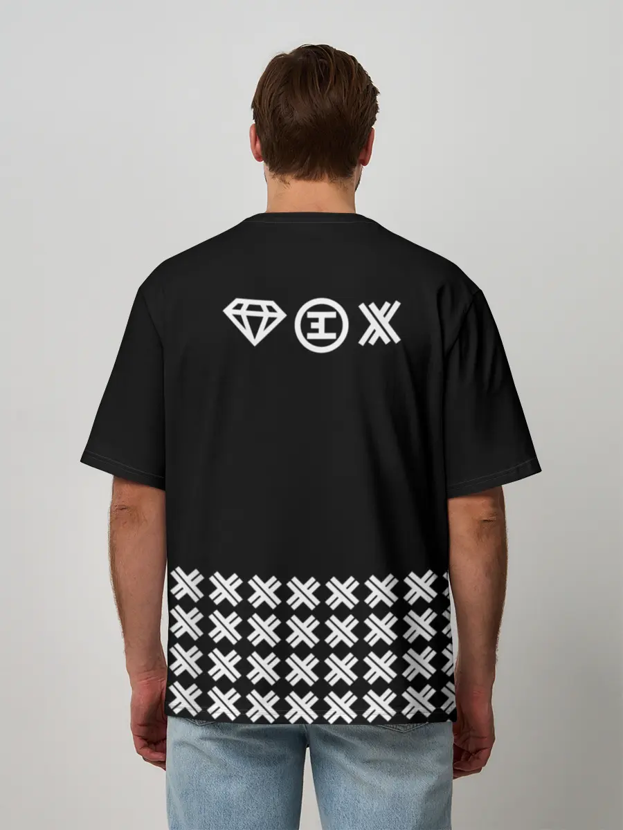 Мужская футболка оверсайз / Eskimo Callboy