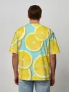 Мужская футболка оверсайз / лимончики