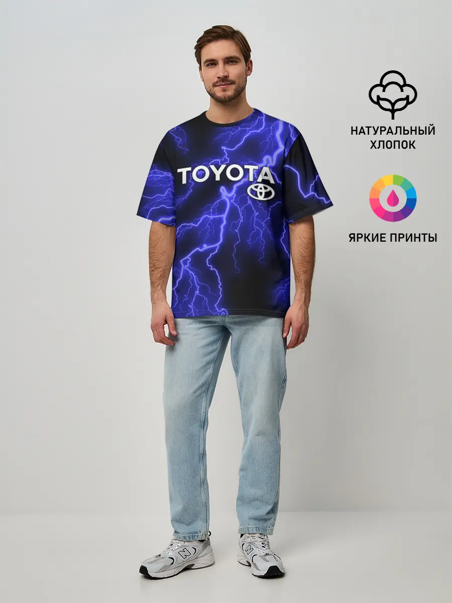 Мужская футболка оверсайз / TOYOTA
