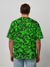 Мужская футболка оверсайз / MINECRAFT CREEPER