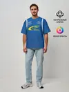 Мужская футболка оверсайз / Subaru