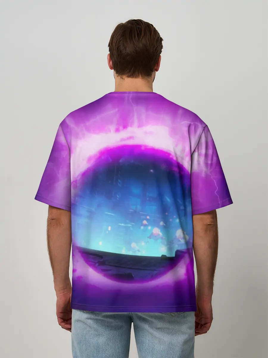 Мужская футболка оверсайз / Ratchet & Clank 2 Rift Apart