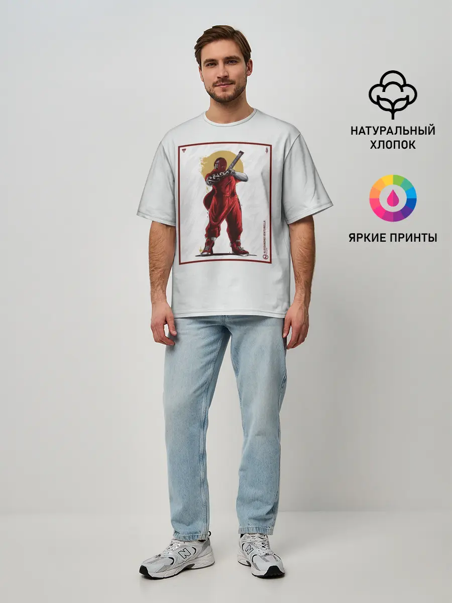 Мужская футболка оверсайз / SLIPKNOT | Alessandro Venturella