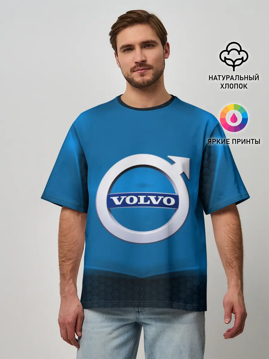 Мужская футболка оверсайз / Volvo SPORT