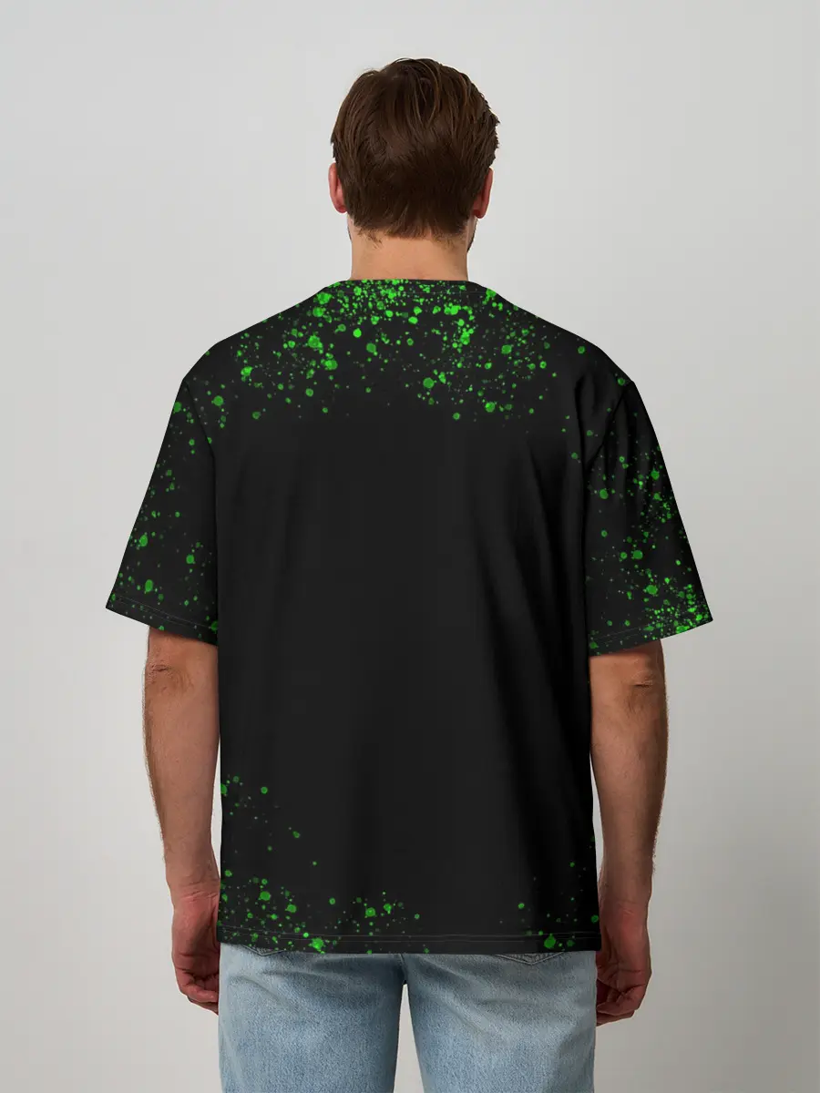 Мужская футболка оверсайз / Матрица мата | Анонимус