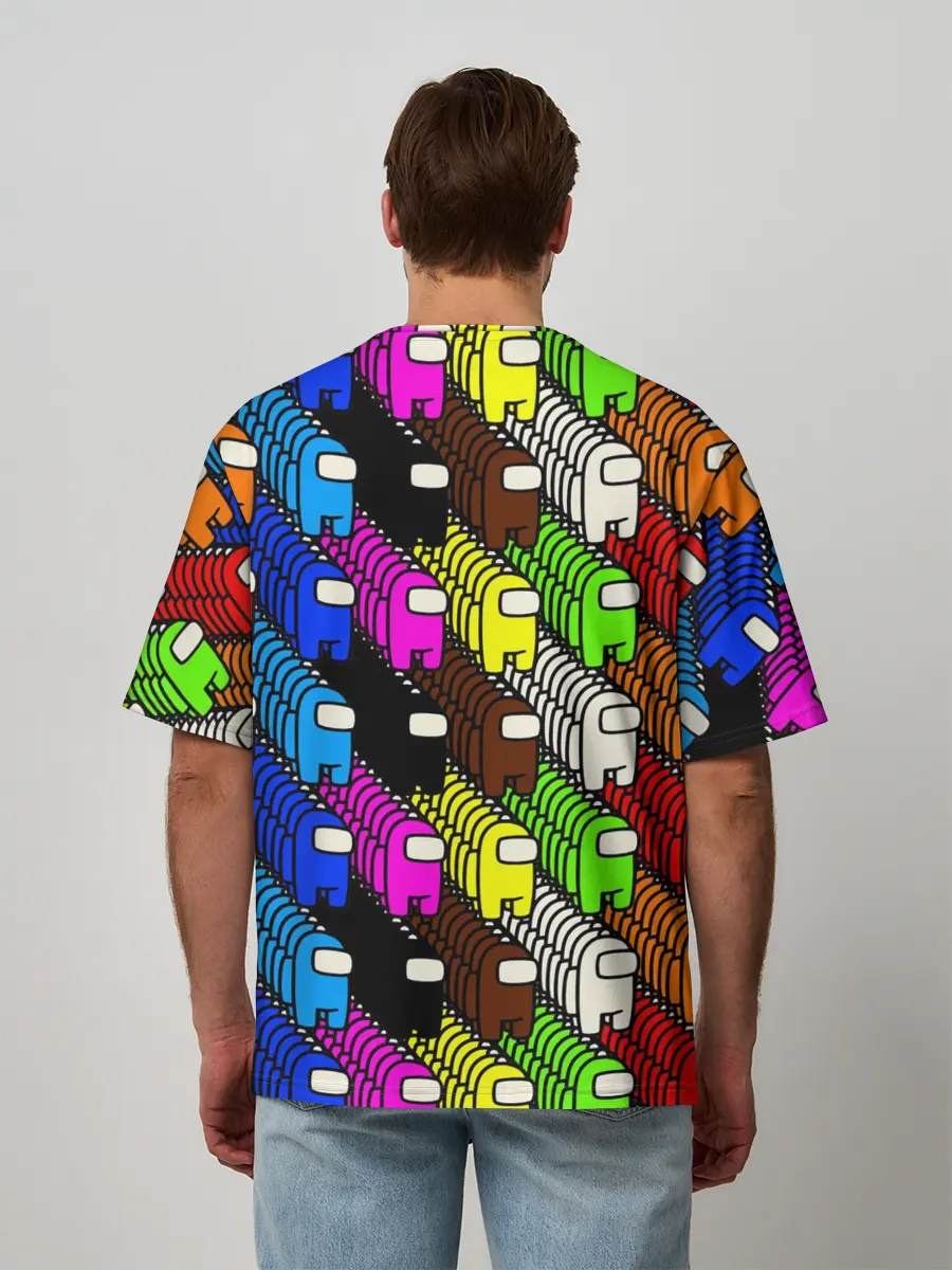 Мужская футболка оверсайз / AMONG US