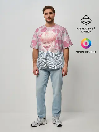 Мужская футболка оверсайз / BTS