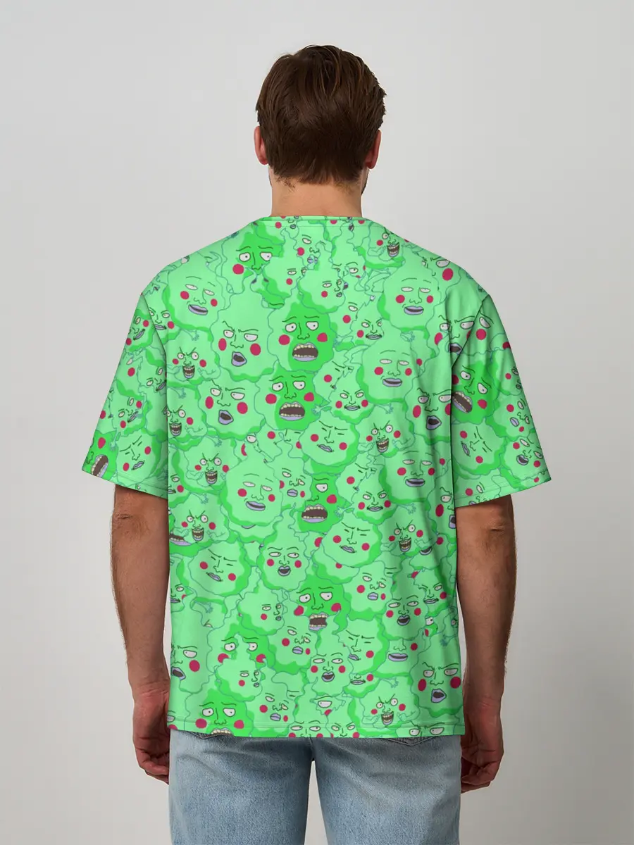 Мужская футболка оверсайз / Моб Психо