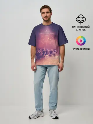 Мужская футболка оверсайз / BTS