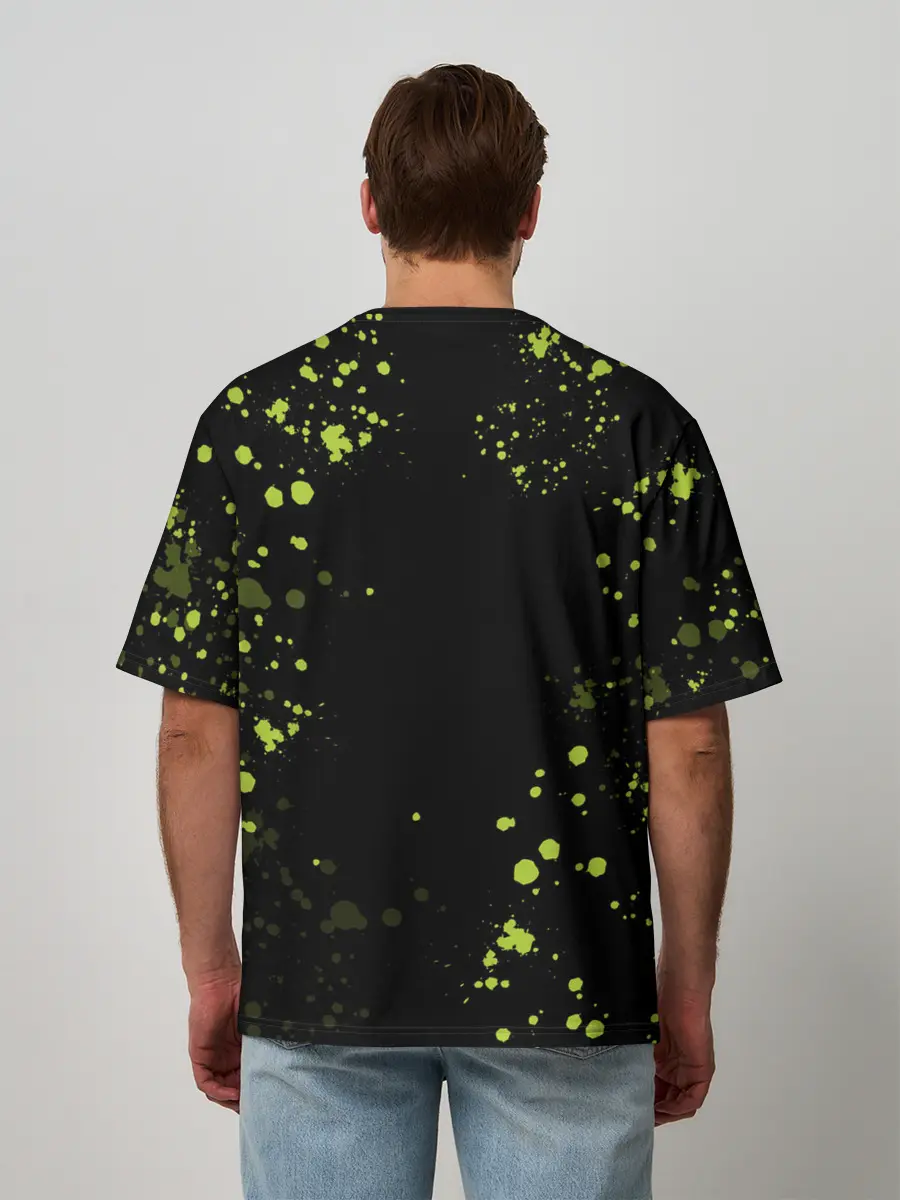 Мужская футболка оверсайз / САМУРАЙ | SAMURAI