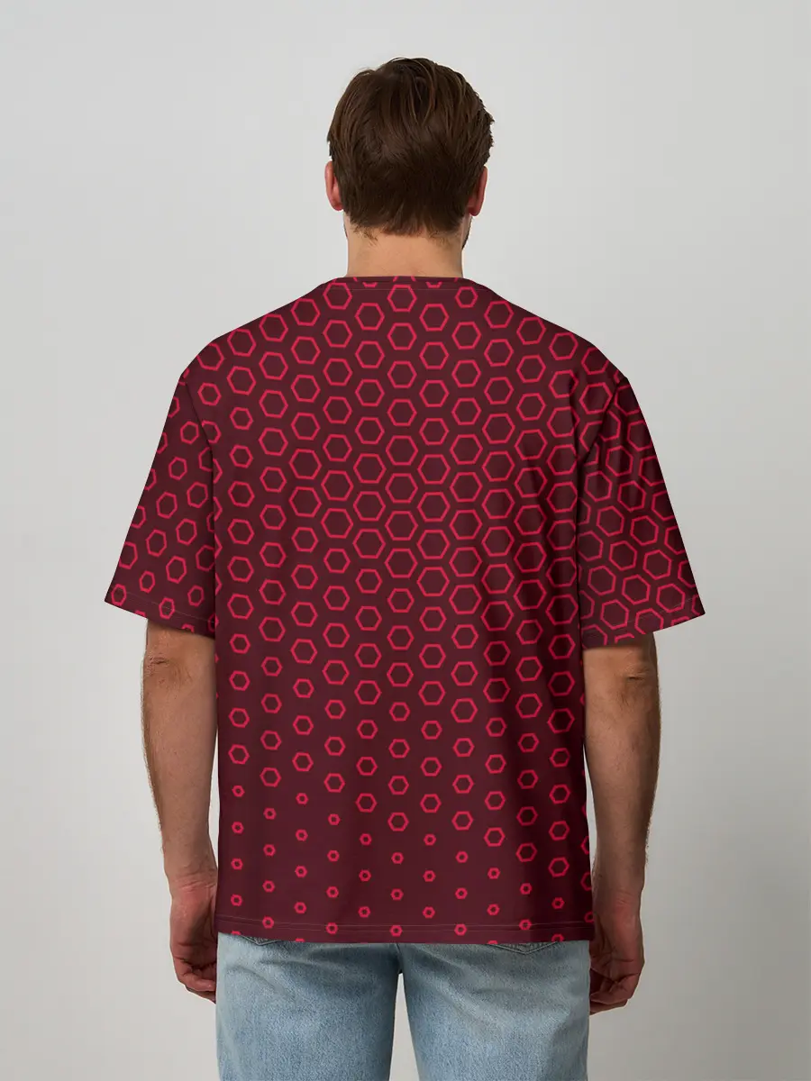 Мужская футболка оверсайз / FC BAYERN / БАВАРИЯ