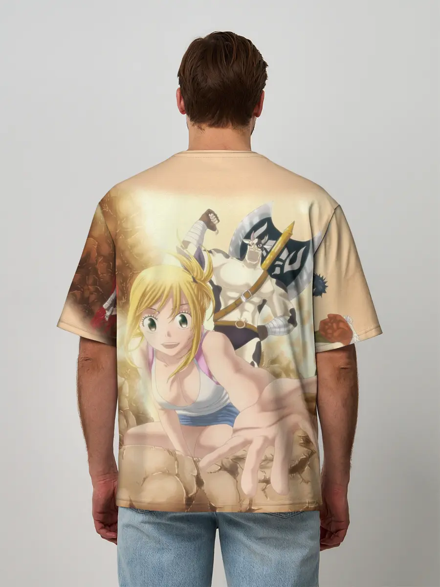 Мужская футболка оверсайз / Люси и Телец