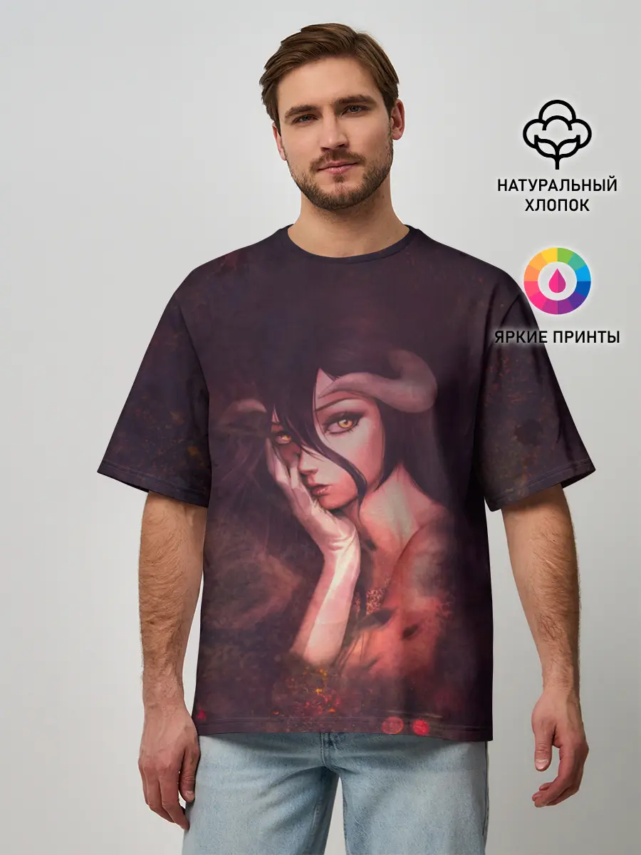 Мужская футболка оверсайз / ALBEDO SADNESS