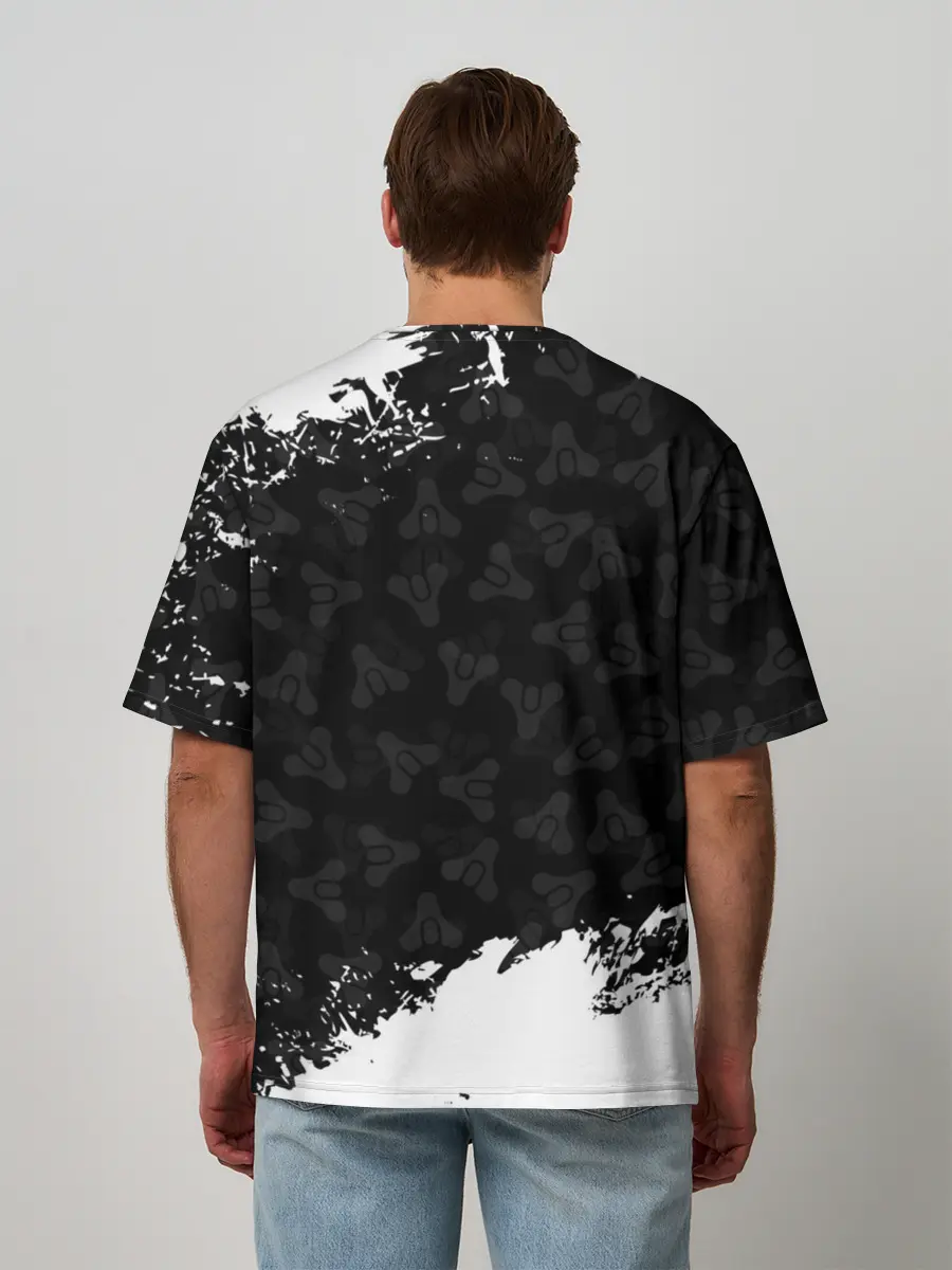 Мужская футболка оверсайз / DESTINY