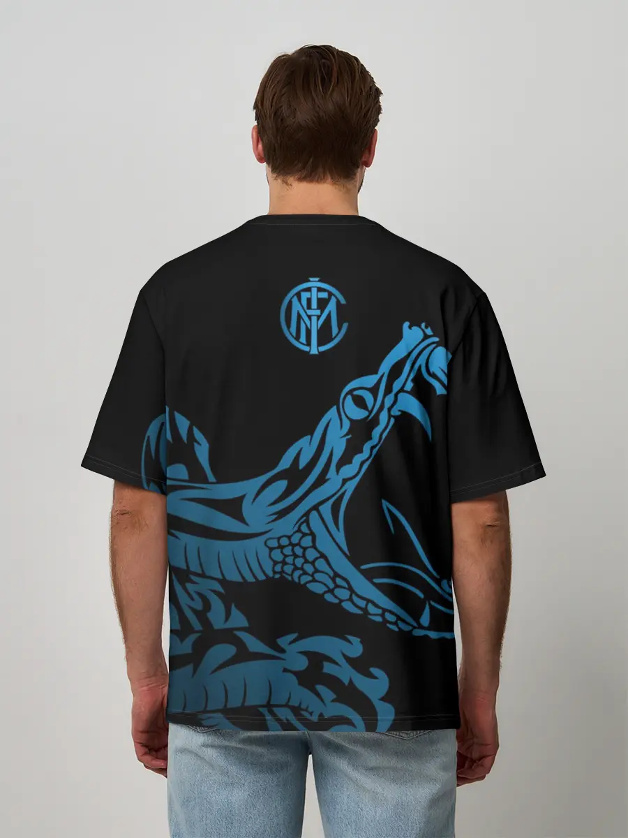 Мужская футболка оверсайз / Интер Милан