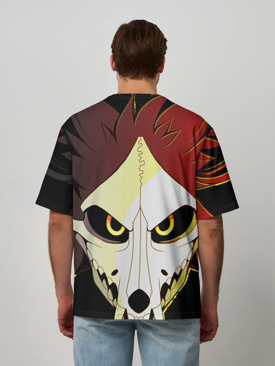 Мужская футболка оверсайз / Взгляд фурини