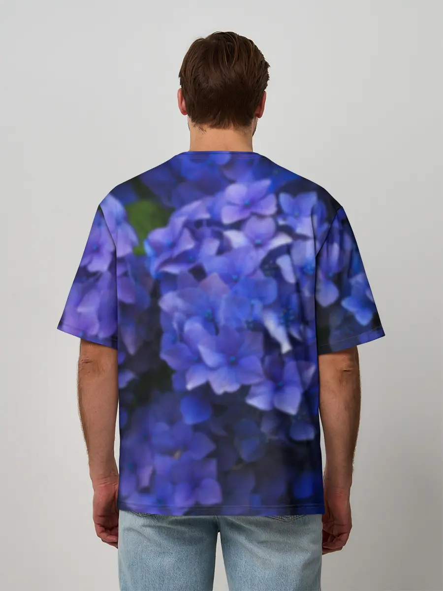 Мужская футболка оверсайз / Неко