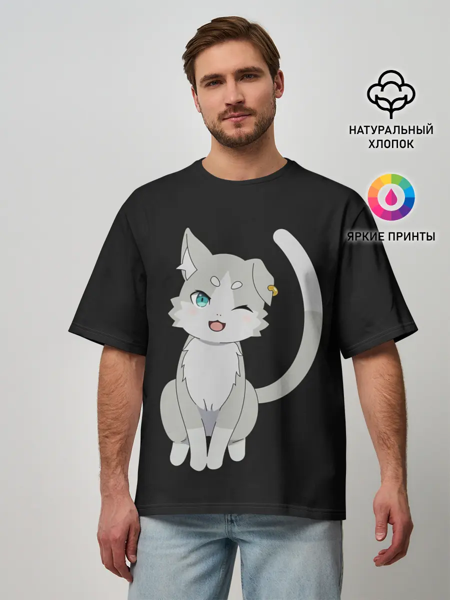 Мужская футболка оверсайз / Re:Zero