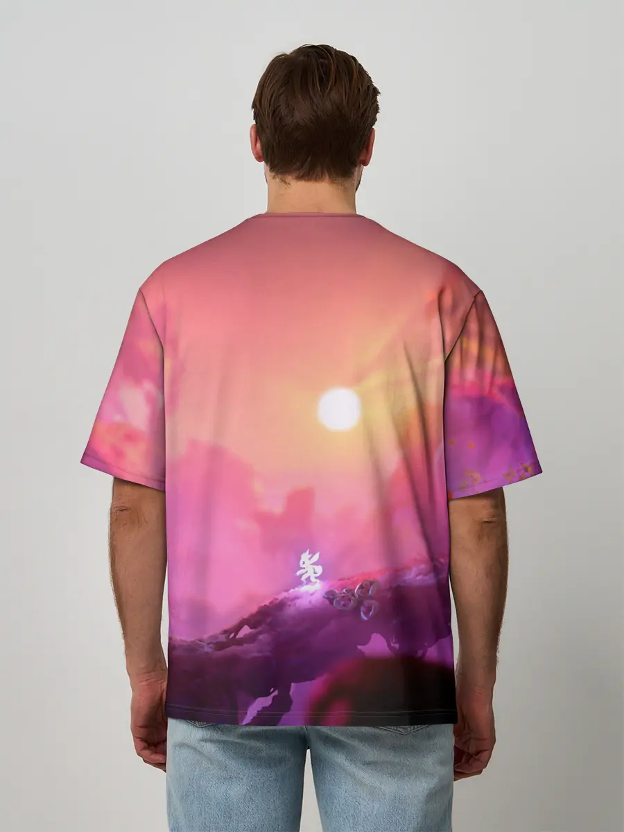 Мужская футболка оверсайз / Ori and the Will of the Wisps