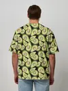 Мужская футболка оверсайз / Авокадо