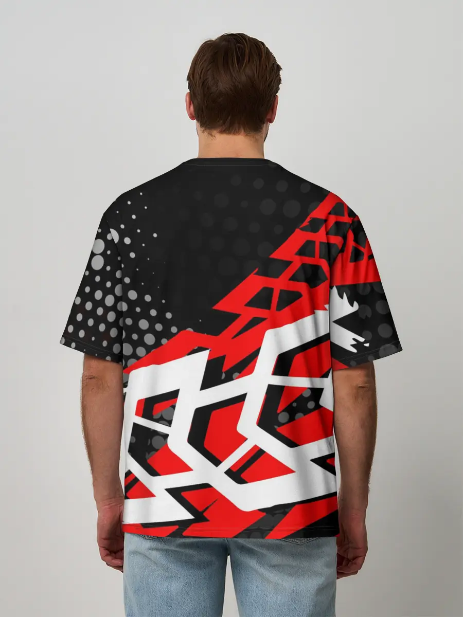 Мужская футболка оверсайз / Honda