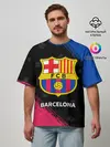 Мужская футболка оверсайз / BARCELONA / БАРСЕЛОНА