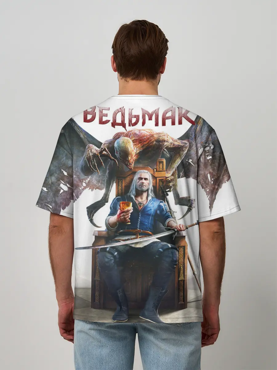 Мужская футболка оверсайз / Geralt