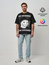 Мужская футболка оверсайз / OK DOOMER