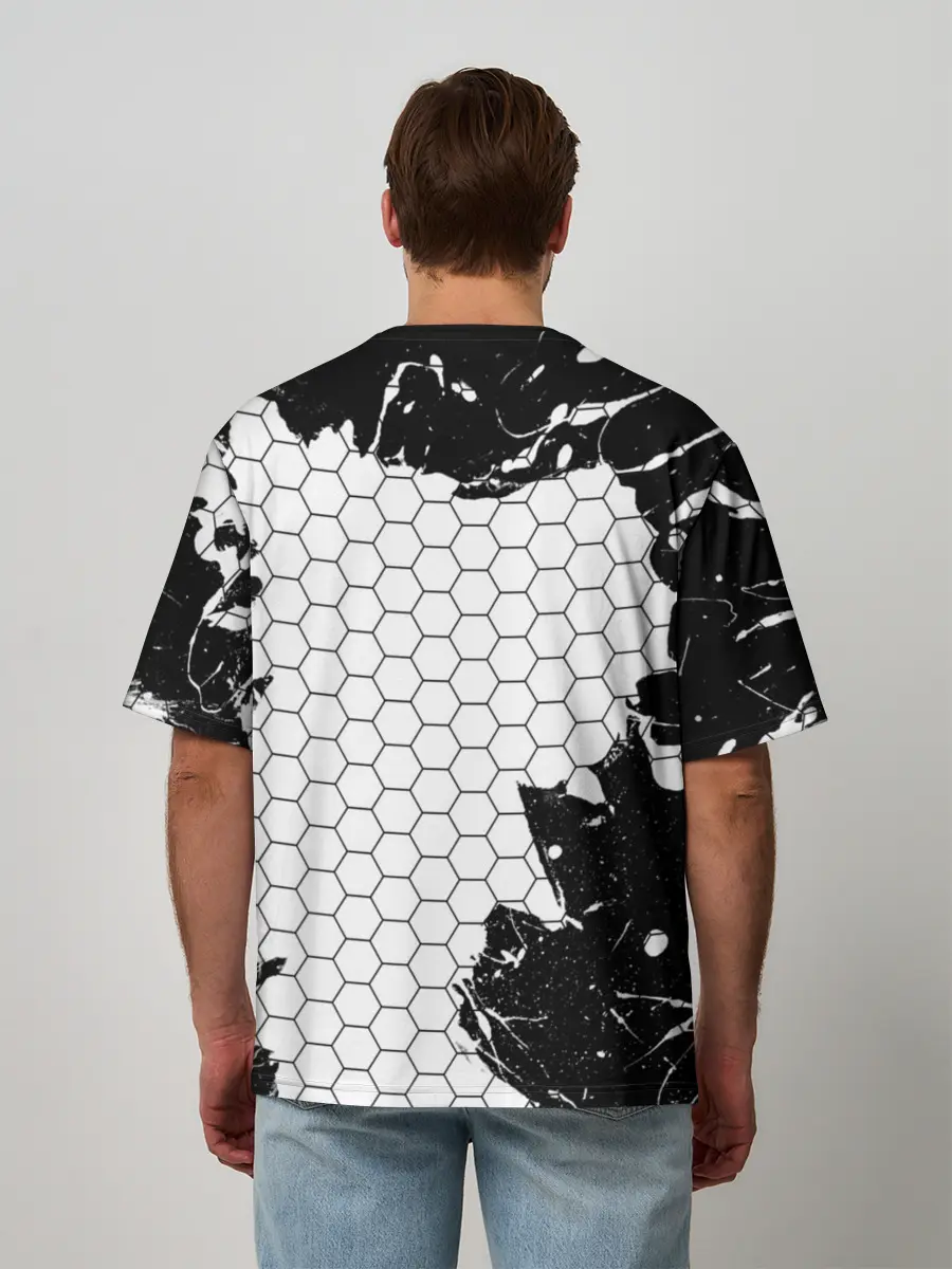 Мужская футболка оверсайз / WARFRAME